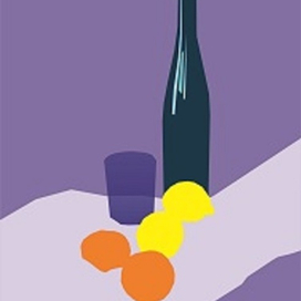 Натюрморт с бутылкой