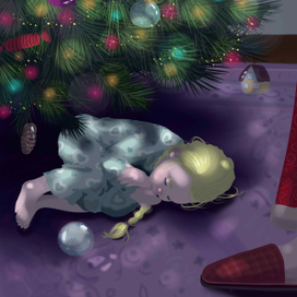 Когда Снегурочка была маленькой