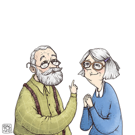 Дедушка и бабушка