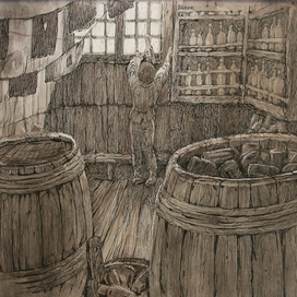 На работах в Лондоне