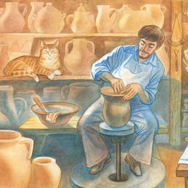 Профессии. Керамист