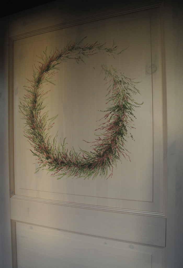 Роспись двери