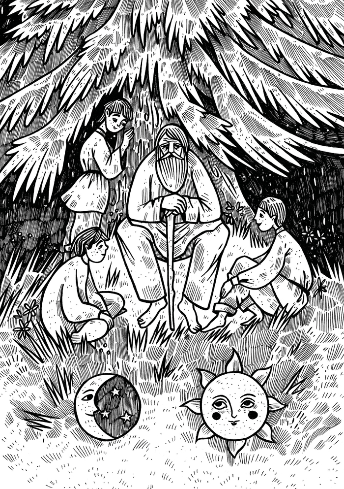 Иллюстрация к книге И.И. Березина "Мудрость народная в строчке сокрыта"