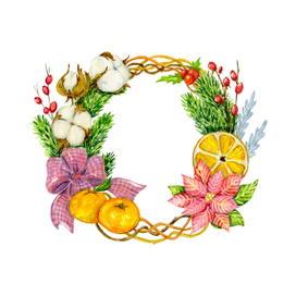 Зимний венок 