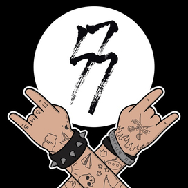 Принт для рок-группы 