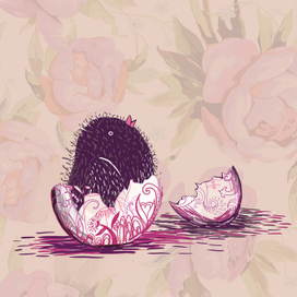 Птенец в скорлупе