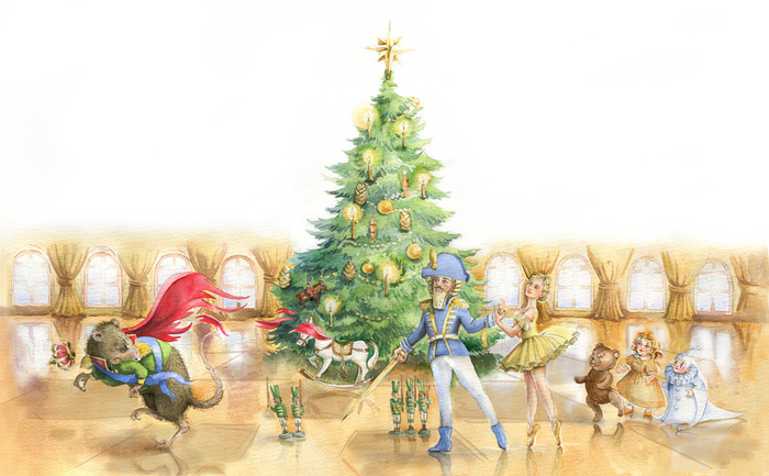 Иллюстрация к книге М. Дробковой "Чайковский и мышиный король". Победа