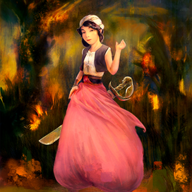 восточный персонаж 