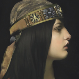 Study of the painting by Jules Lefebvre 