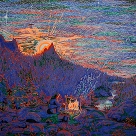 Заходящее солнце