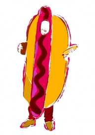 hot dog man