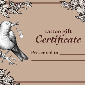 Дизайн подарочного сертификата