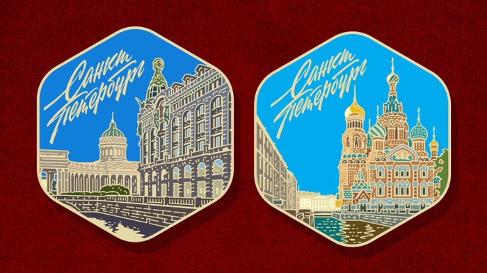 Макет сувенирных магнитов