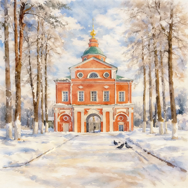 Покровский Хотьков монастырь. Февраль