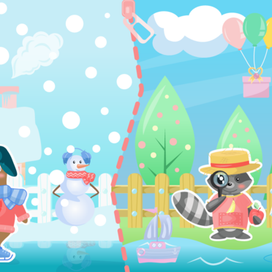 Превью к серии детских мобильных игр