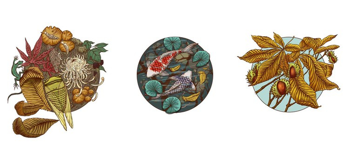 осень к серии 12 хокку