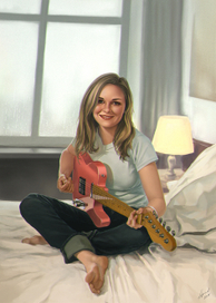 Девушка с гитарой