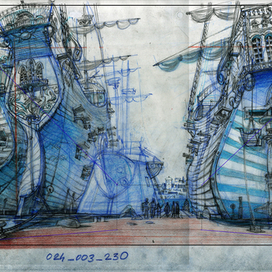 Разработка локации для мультфильма.