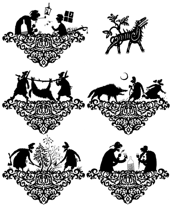 виньетки к Белому Волку