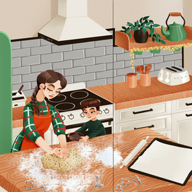 Иллюстрации для детских книг.