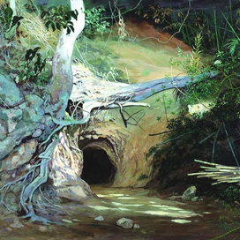 Пещера в лесу