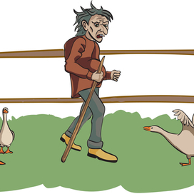 Иллюстрация к сказке "Потрясающий мистер Лис""