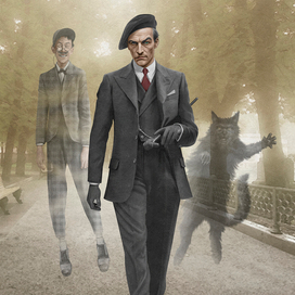 Illustrations for Mikhail Bulgakov's novel "The Master and Margarita." Chapter One