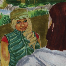 Рисунок маркерами