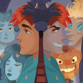 Арт к книге «Мистер Вечный Канун»