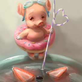 ныряльщица