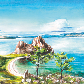 Священный символ Байкала. Мыс Бурхан. 