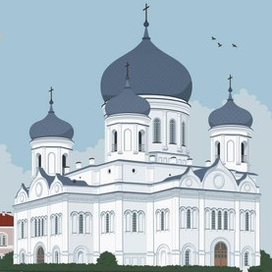 Открытка Петрозаводск. Кафедральный собор