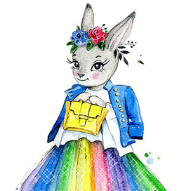 Модная зайка