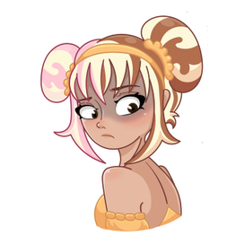 Стикер “ice cream girl”