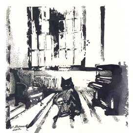 Кот Бегемот, по мотивам романа "Мастер и Маргарита"