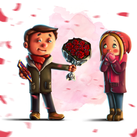 Открытка на 8 марта