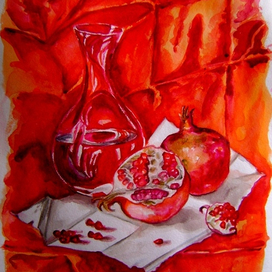 Красный шелк