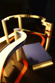 элемент макета выставки электрогитар 