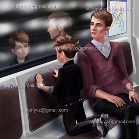 Миша и настоящие чудеса_В метро.