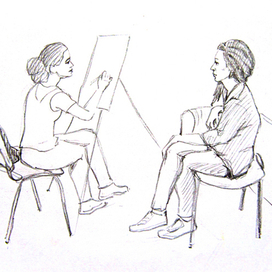 художник и модель