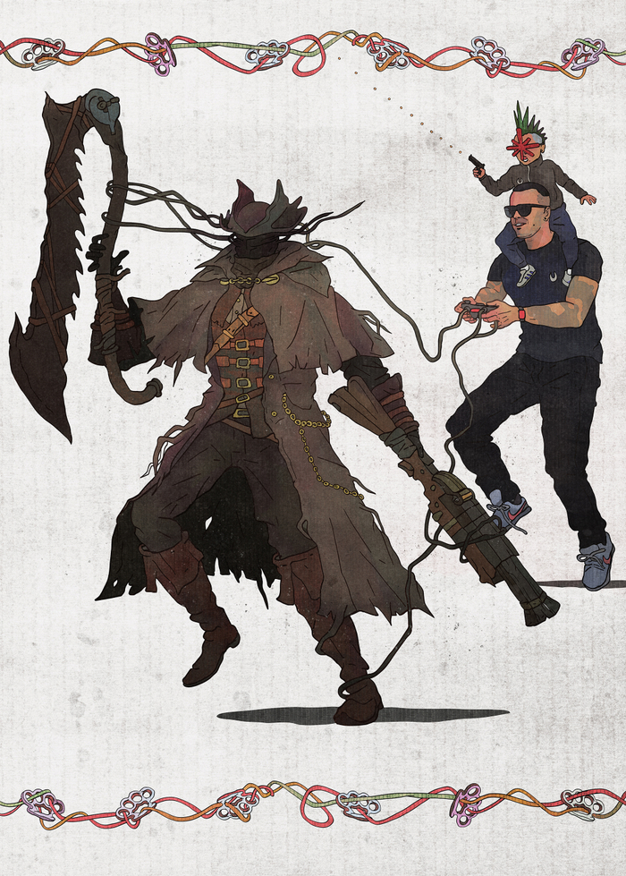 Никита Кечкин, сын и Bloodborne