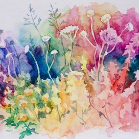 Акварельная поляна