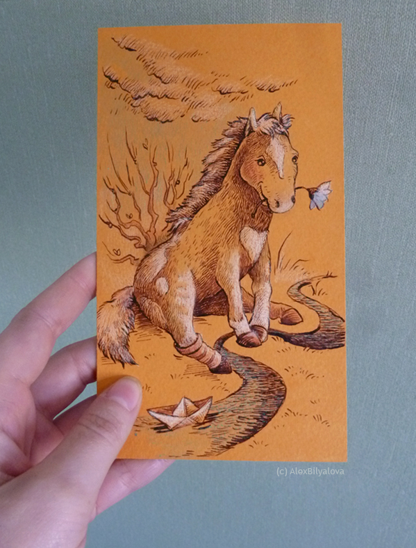 Весенняя лошадка