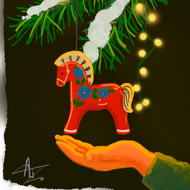 Новогодняя открытка