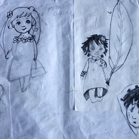 Эскизы для компьютерной игры.