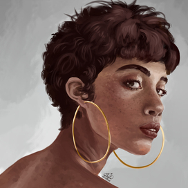 Девушка оглядывающаяся назад