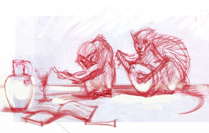 обезьяны  голандский мотив