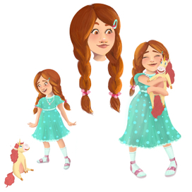 Вика. Персонаж для сказки. 