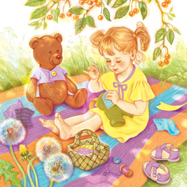 Я рубашку сшила мишке...