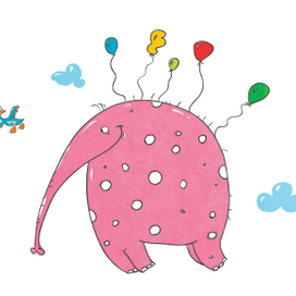 Слонэ и птичкэ;))